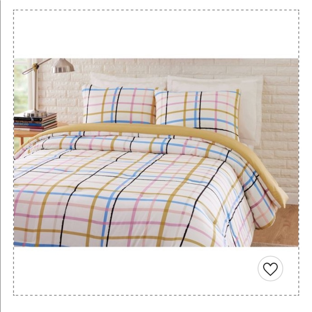 Ampersand Plaid Comforter & Sham Set Makers Collective
